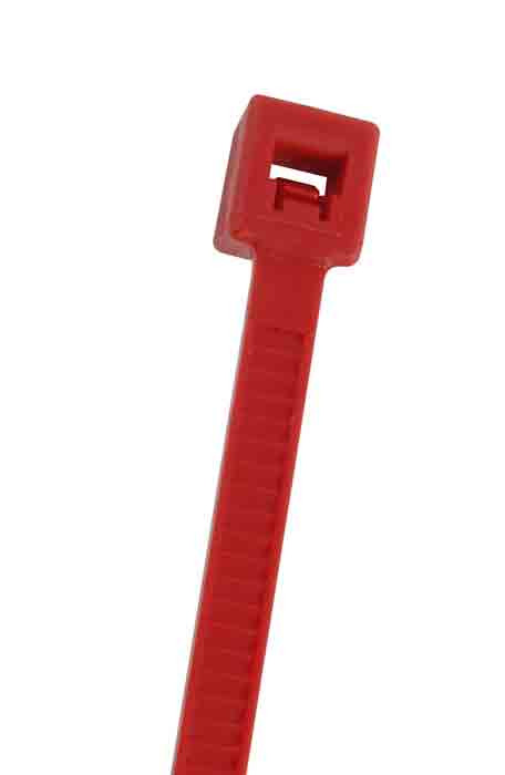 NTE Cable Ties 5.84" 40# Red 100pk