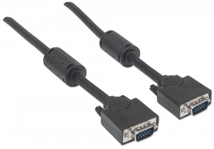 MANHATTAN S-VGA Monitor Cable Male to Male 10ft