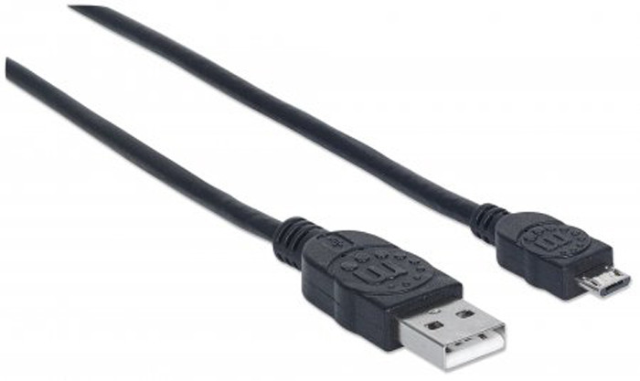MANHATTAN Hi-Speed USB Micro to USB-A 10ft