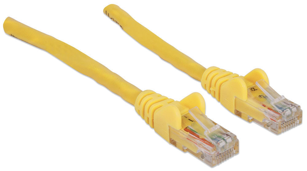 INTELLINET CAT6 Patch Cable 1ft Yellow
