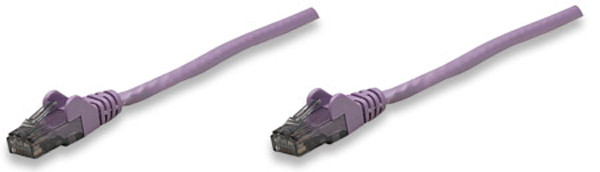 INTELLINET CAT6 Patch Cable 3ft Purple