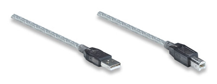 MANHATTAN Hi-Speed USB A 2.0 to USB B Active Cable 36ft