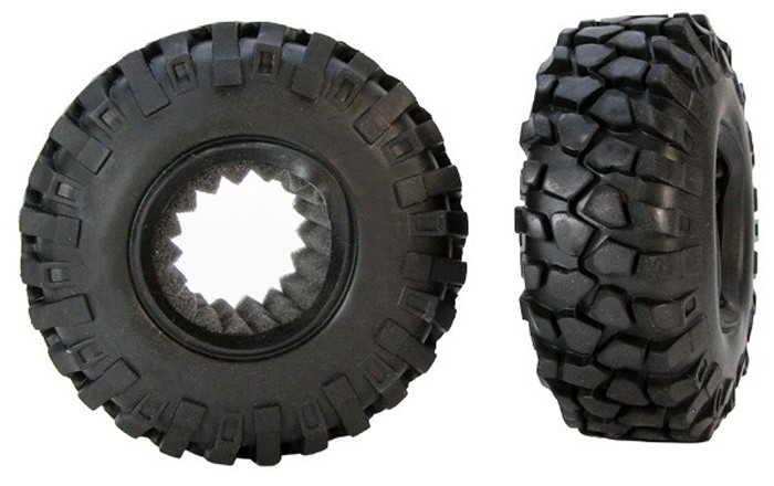 ACTOBOTICS 4.3" Off-Road Robot Tires (2 pack)