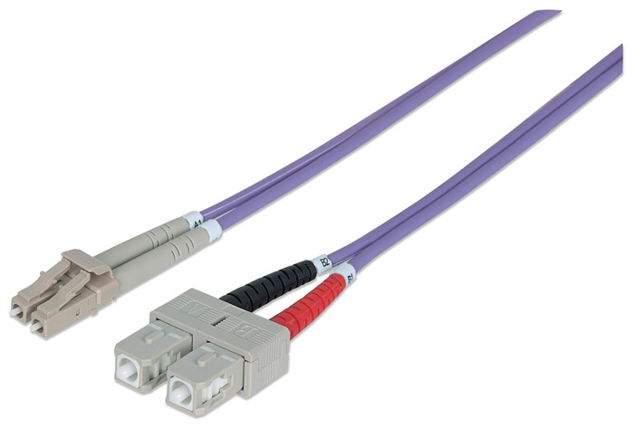 INTELLINET Fiber Optic Patch Cable 3m LC to SC