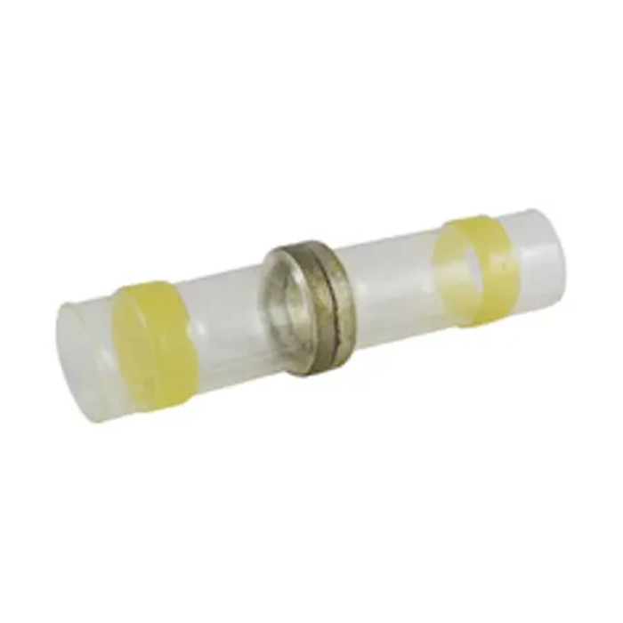 NTE Heat Shrink Insulated Butt Connector with Internal Fluxed Solder Ring for 10-12awg 50pk