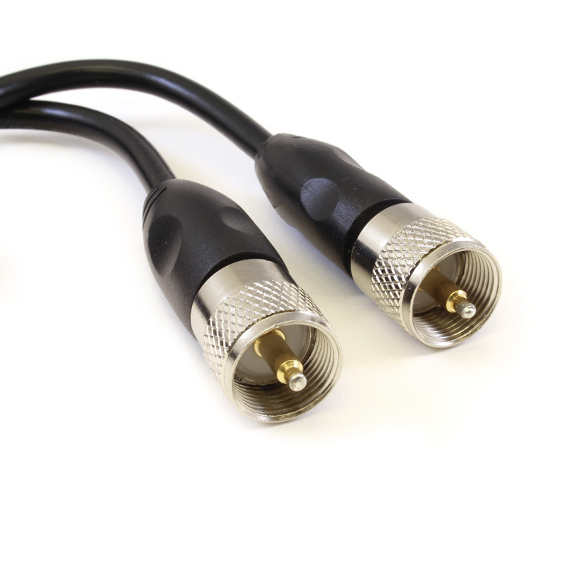 PHILMORE 18ft RG8X with PL259 UHF Male to Male Connectors
