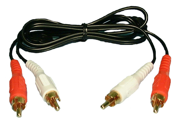 PHILMORE Dual RCA Phono Audio Cables 6ft