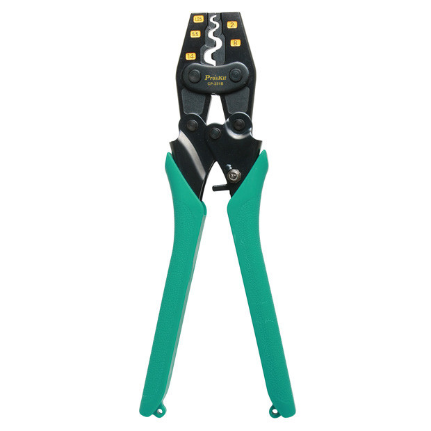 ECLIPSE Ratcheted Crimper for Non-Insulated terminals AWG 22-6