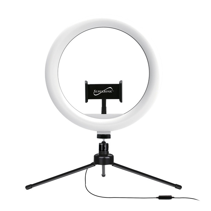 SUPERSONIC 10" LED Table Top Ring Light
