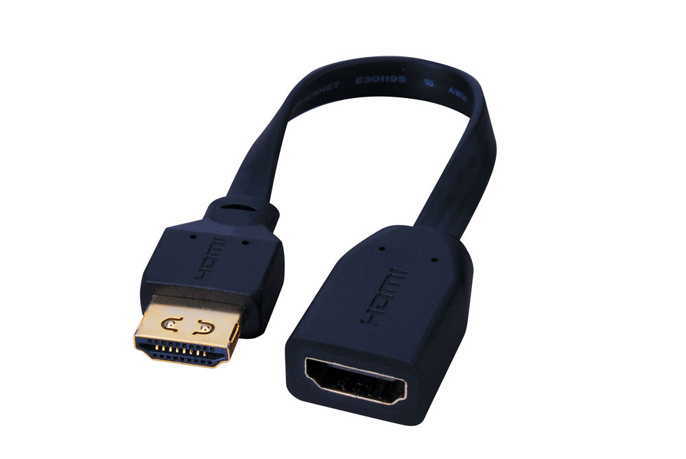 VANCO HDMI Extension 1ft Secure Fit High Speed CL2