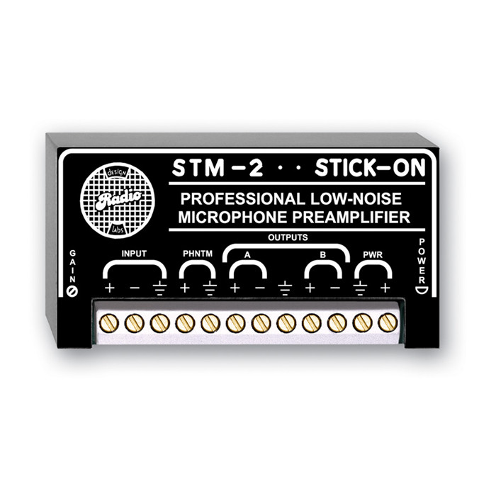 RDL Adjustable Gain Microphone Preamplifier