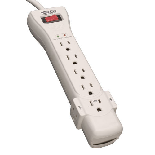 TRIPPLITE 7-Outlet Surge Protector, 7-ft. Cord