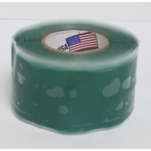 PHILMORE Silicone Tape Green 10ft