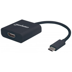 MANHATTAN SuperSpeed+ USB 3.1 C Male to HDMI Female Converter