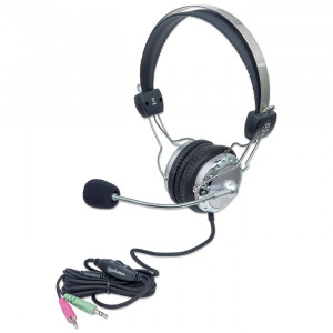 MANHATTAN Stereo Headset with Boom Mic