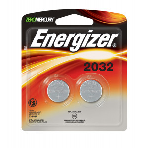ENERGIZER 2032 3V Lithium Coin Cell Battery 2pk