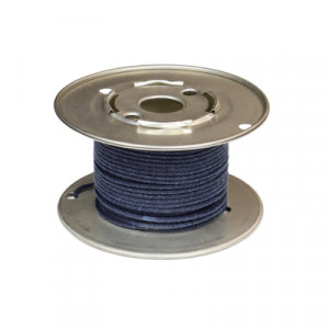 22awg Solid Blue Cloth Covered Wire