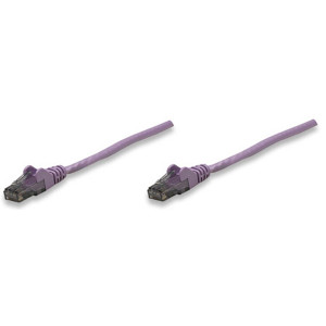 INTELLINET CAT6 Patch Cable 5ft Purple