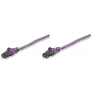 INTELLINET CAT6 Patch Cable 7ft Purple