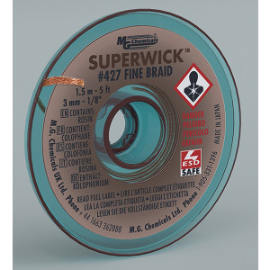 MG CHEMICALS Super Wick .125 #5 Brown 5ft