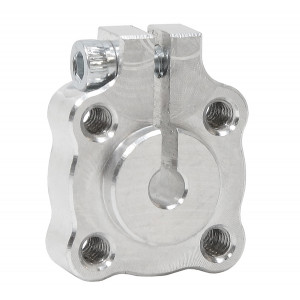 ACTOBOTICS Tapped Clamping Hubs, 0.770" Pattern 4mm Bore