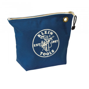 KLEIN Canvas Zipper Bag- Blue