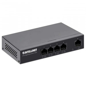 INTELLINET 5-Port Gigabit Ethernet PoE+ Switch 40W