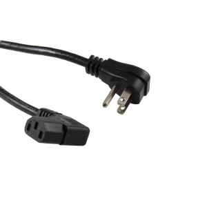 PHILMORE 12ft IEC Right Angle AC Power Cord