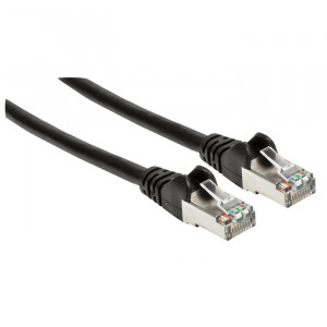 INTELLINET CAT6a S/FTP Patch Cable 3ft Black