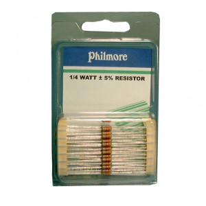 PHILMORE 100 Ohm 1/4 Watt Resistor 50 pack