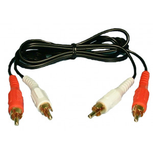 PHILMORE Dual RCA Phono Audio Cables 6ft