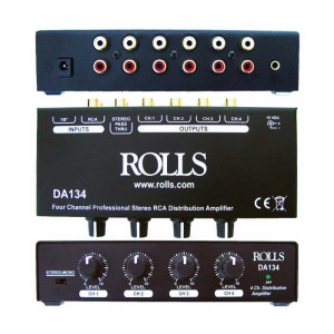 ROLLS 4 Channel Audio Distribution Amp