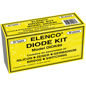 ELENCO 80 piece Diode Assortment
