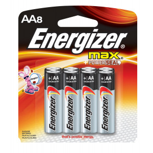 ENERGIZER Alkaline Max AA Battery 8pk