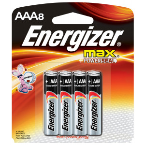 ENERGIZER Alkaline Max AAA Battery 8pk
