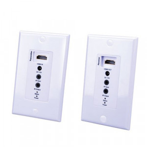 VANCO Evolution HDMI Over Single Cat5e/Cat6 Cable Extender Wall Plate