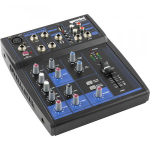 GEMINI 5 Channel USB Mixer with Bluetooth