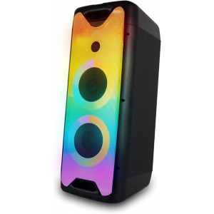 GEMINI Portable Bluetooth Party Speaker with LED Party Lighting