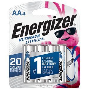 ENERGIZER Ultimate Lithium AA Battery 4pk