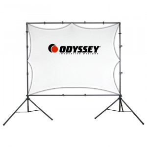 ODYSSEY Video Projection Screen System 10ft x 14ft