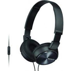 SONY Full Size Cushioned Stereo Headphones with In-line Mic and Smartphone Remote Black