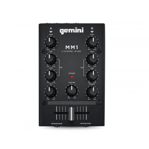 GEMINI Mini 2 Channel DJ Mixer