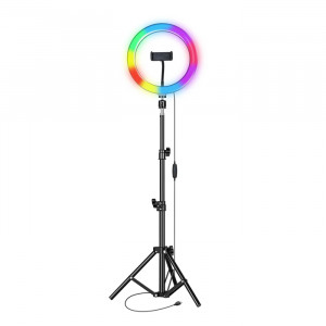SUPERSONIC RGB 10" LED Ring Light with Tripod Stand