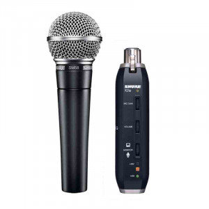 SHURE Dynamic Vocal Microphone with USB Digital Bundle