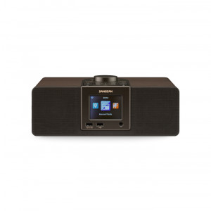 SANGEAN Wooden Cabinet Internet Radio Media System with Bluetooth