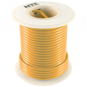 NTE Hook-up Wire 18 AWG Stranded 100ft Orange