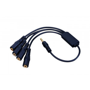 VANCO 3.5mm Stereo Plug to Four 3.5mm Stereo Jacks Cable