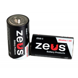 ZEUS Alkaline C Battery 12pk