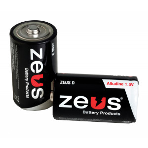 ZEUS Alkaline D Battery 12pk