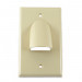 VANCO Custom Two-Piece Reversible Bulk Cable Wall Plate Ivory